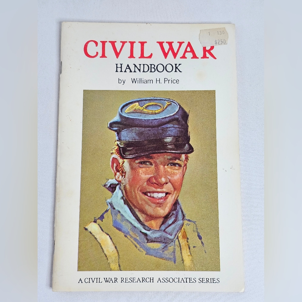 Civil War Handbook Paperback Book William Price 1961 Illustrated Photo History